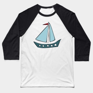 sailboat Baseball T-Shirt